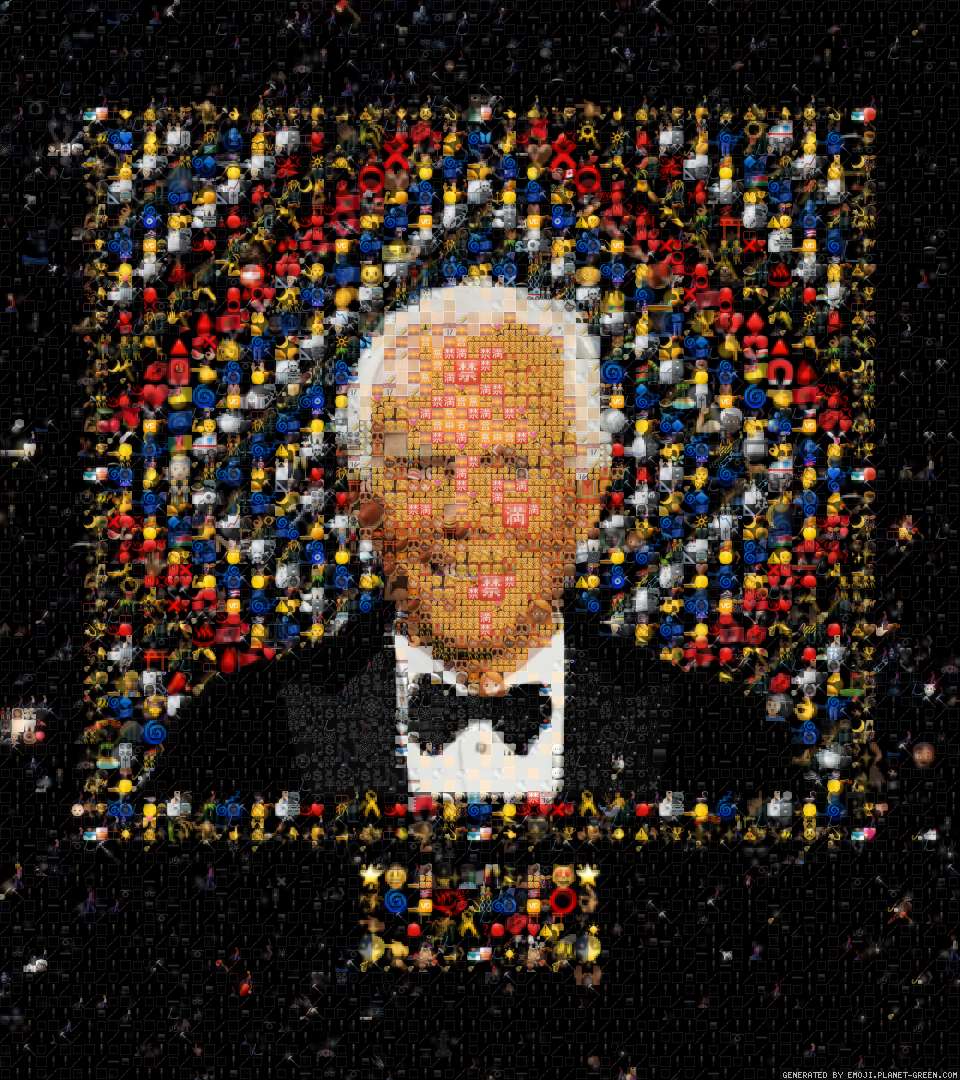 Giorgio Armani Emojified by Emoji Banxy | 🖼Emoji Mosaic🎉