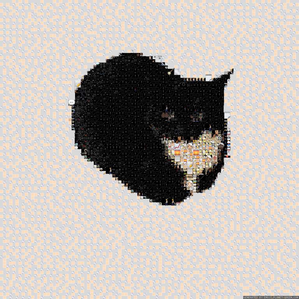 Maxwell The Cat by Silly Aliens | 🖼Emoji Mosaic🎉