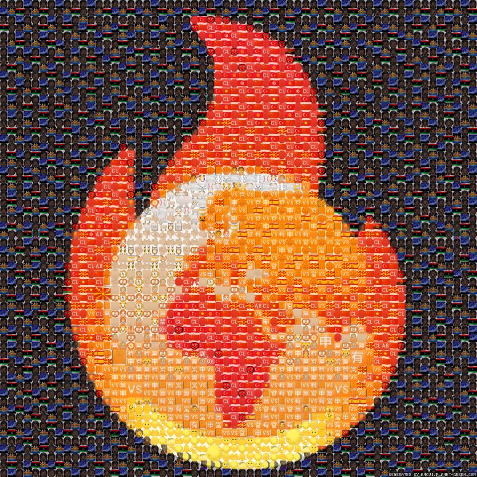 Burning Earth by . | 🖼Emoji Mosaic🎉