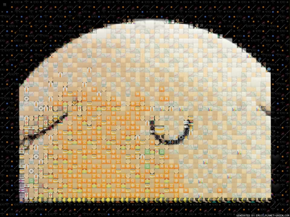 Dirty face by Axi☯︎陈 | 🖼Emoji Mosaic🎉