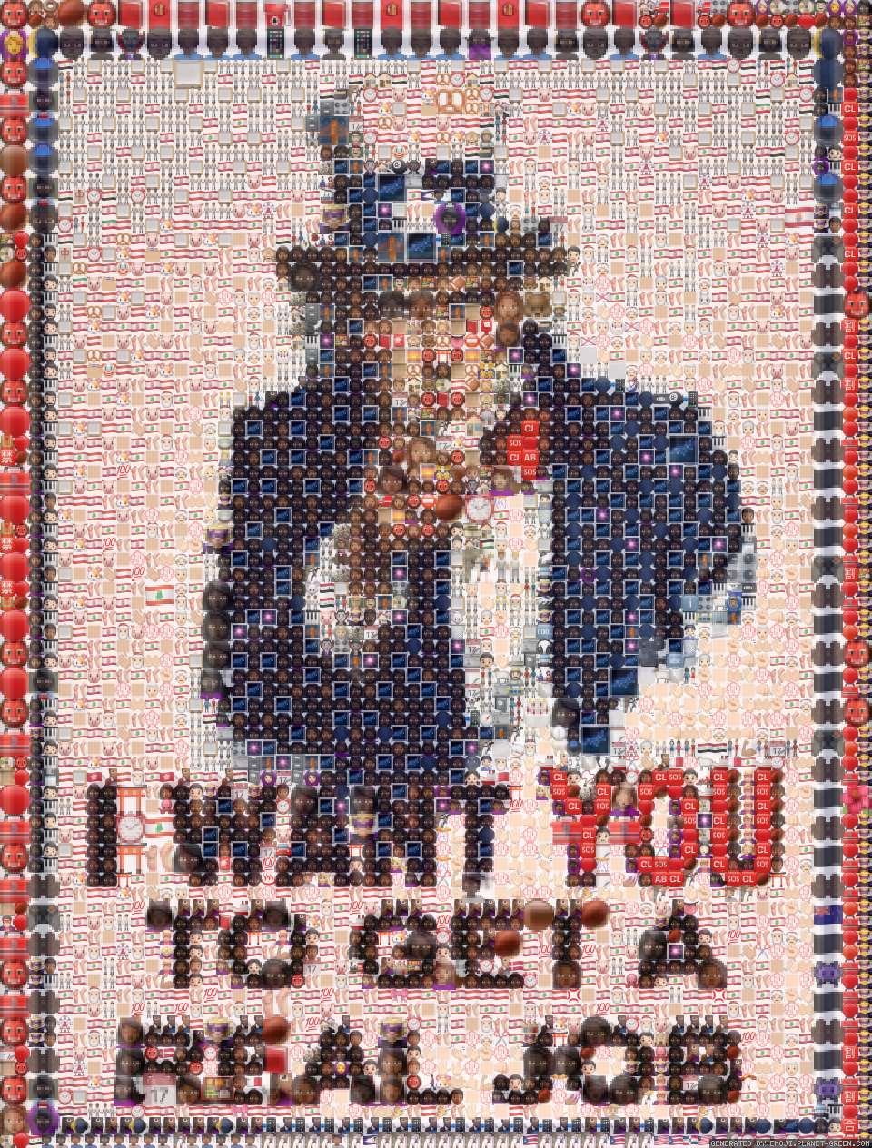 Get a job uncle sam by ( 'u' ) | 🖼Emoji Mosaic🎉