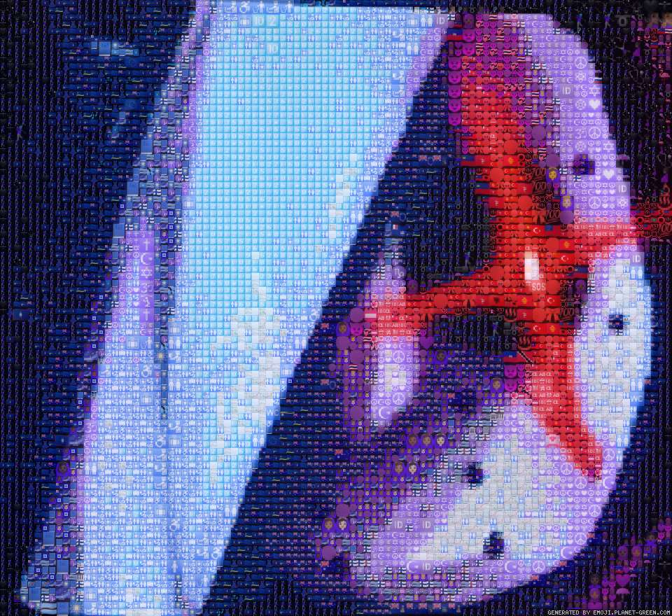 Я ночью by Дядюшка некто | 🖼Emoji Mosaic🎉