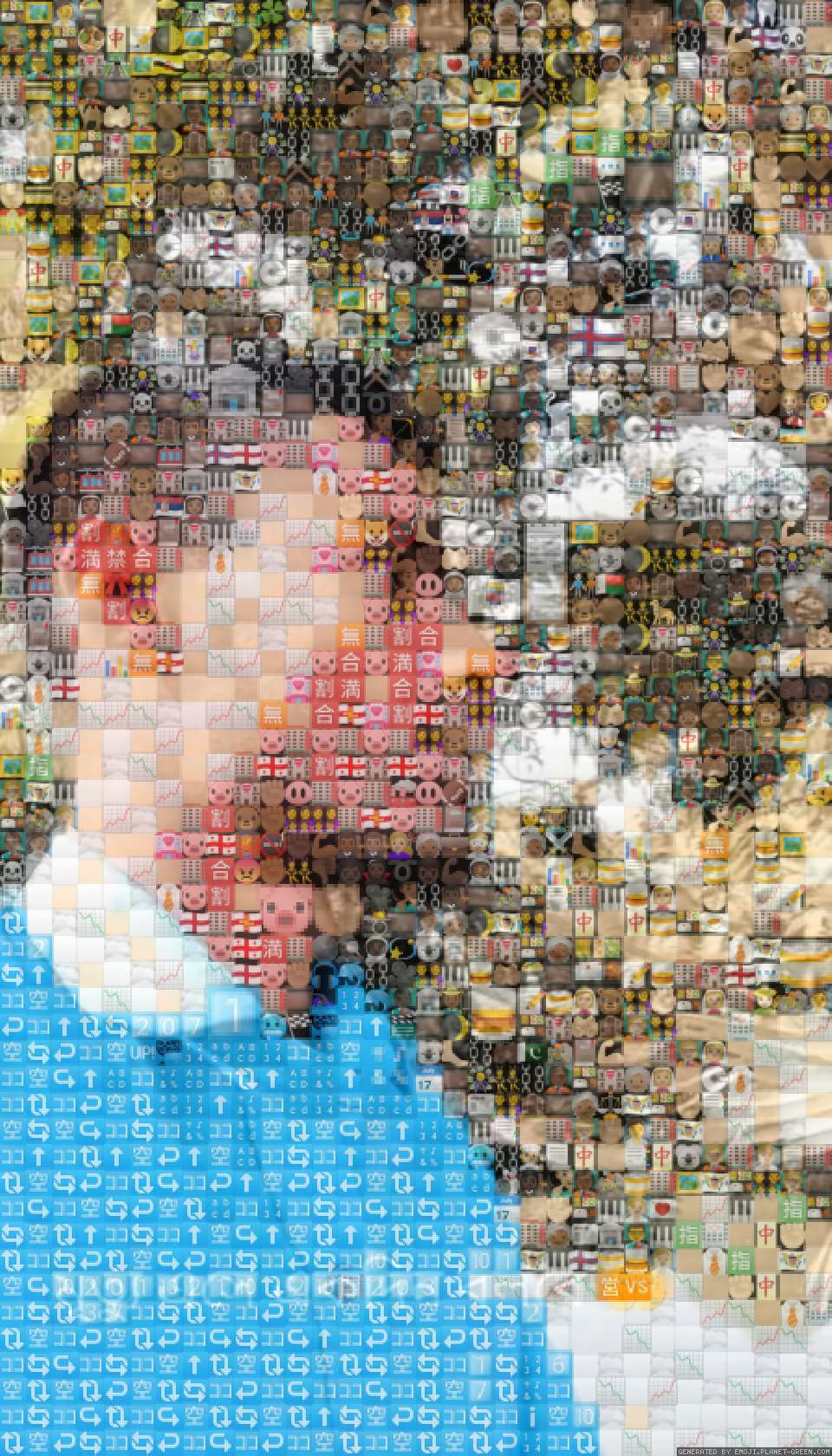 Uhuj by Hhgui | 🖼Emoji Mosaic🎉