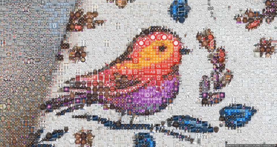 Vogel by Sandra | 🖼Emoji Mosaic🎉