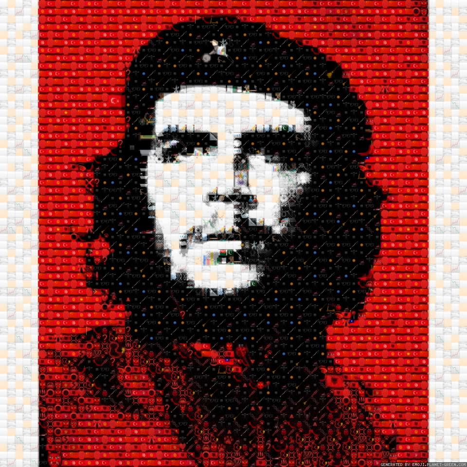 Patria or mouere by Che guvera | 🖼Emoji Mosaic🎉