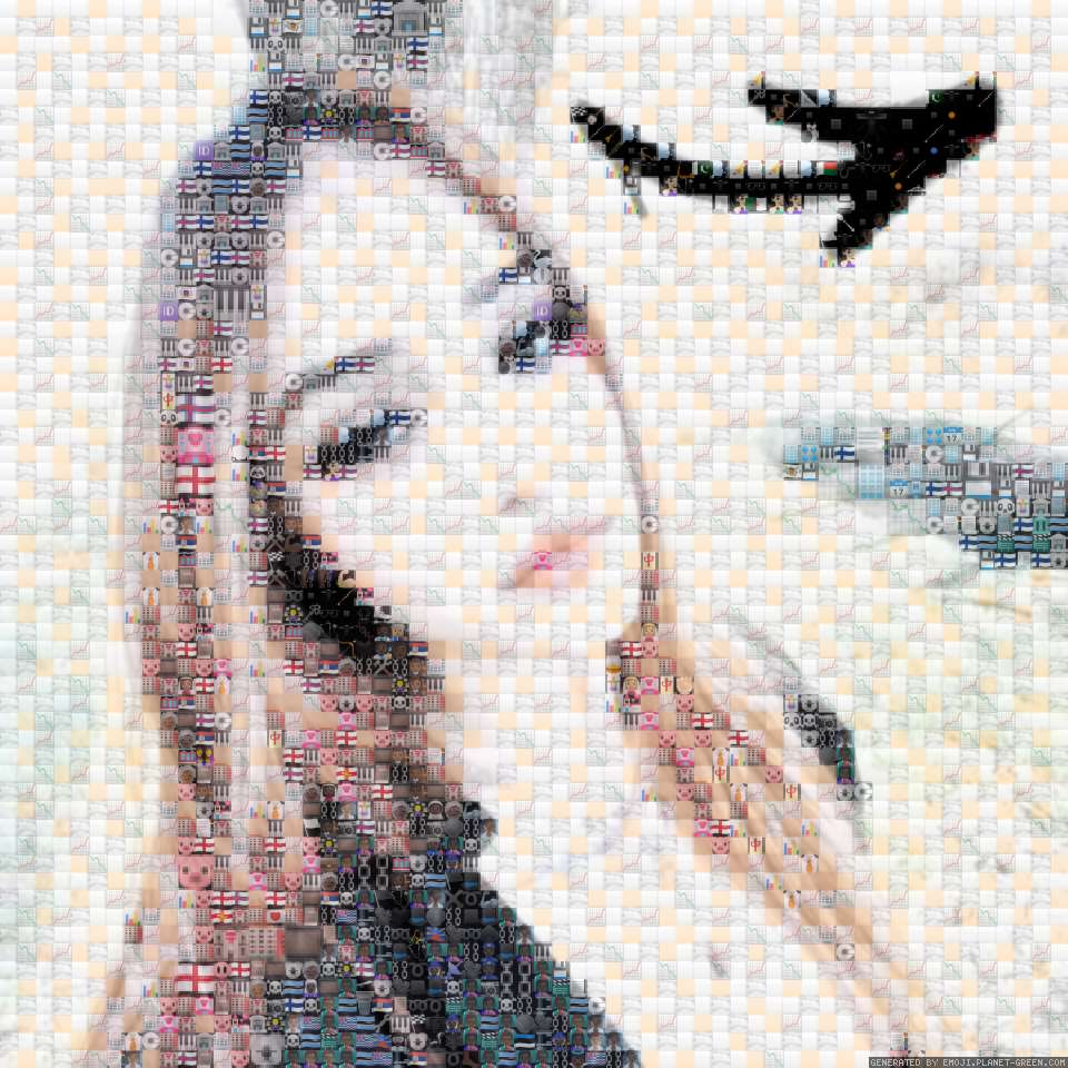 Красотка by аша.AF | 🖼Emoji Mosaic🎉