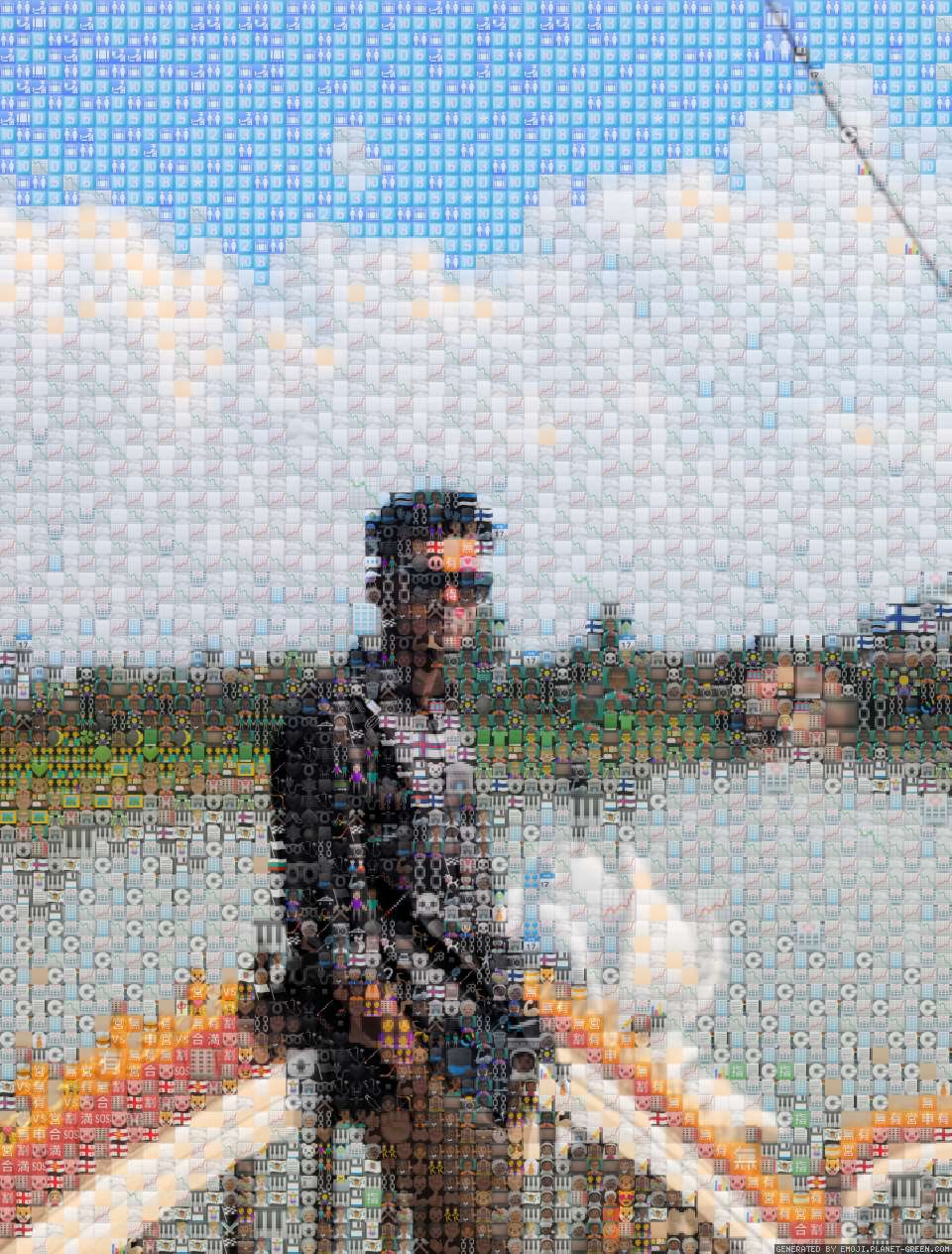Riku by Ah riku | 🖼Emoji Mosaic🎉