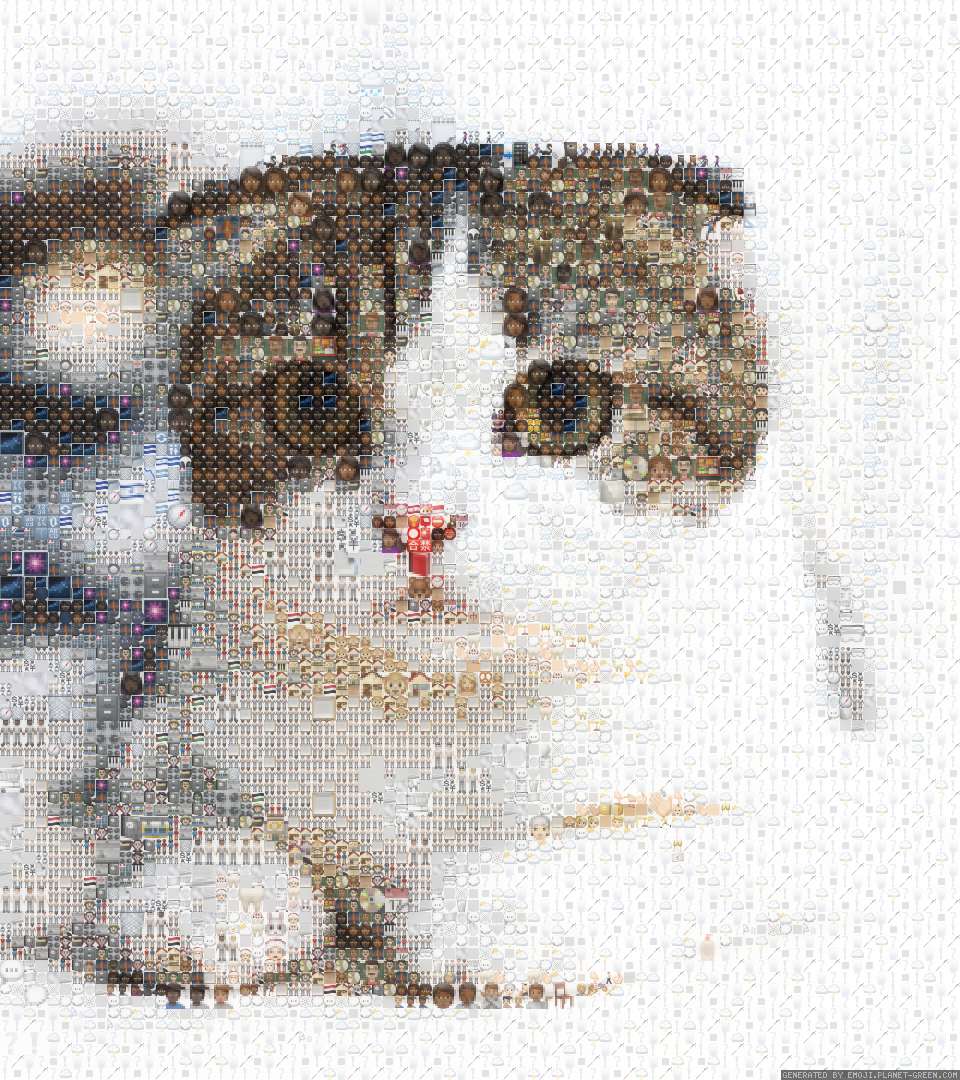 ねこ by (´・ω・｀) | 🖼絵文字モザイク🎉