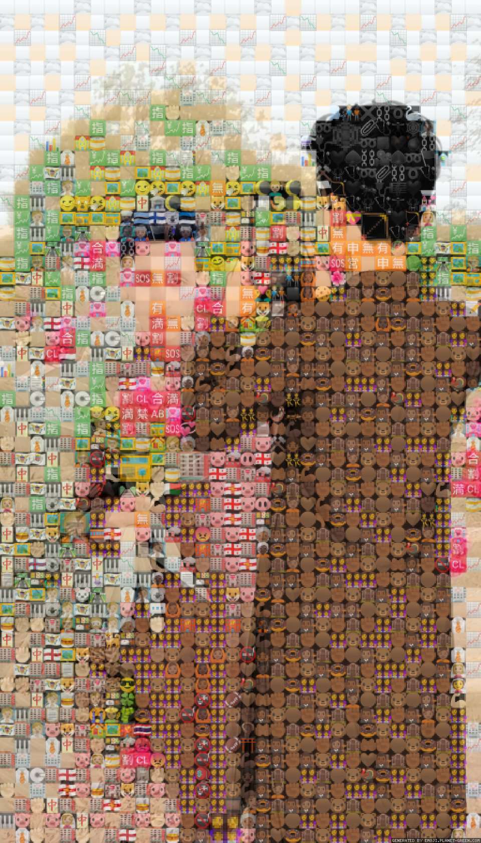 Ali bhai by Ali | 🖼Emoji Mosaic🎉