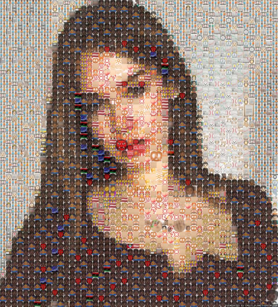 image form emoing by mugged | 🖼Emoji Mosaic🎉