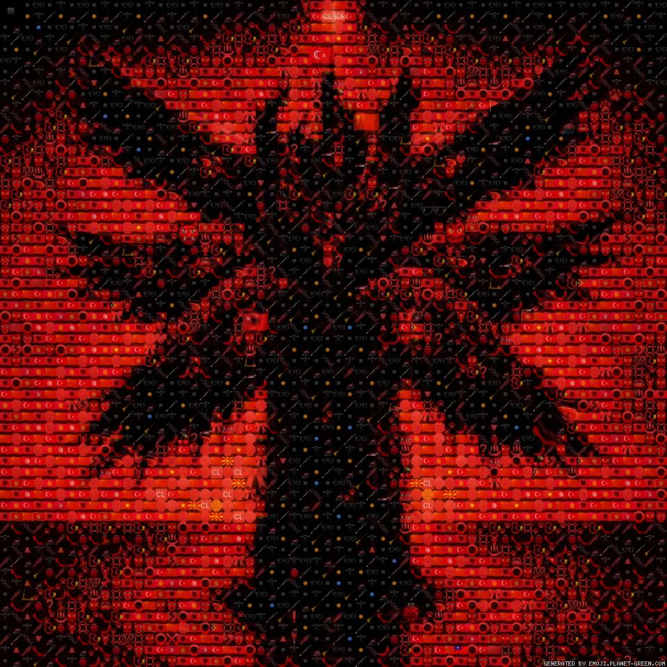 Seraphin and angels by Lily_XD | 🖼Emoji Mosaic🎉