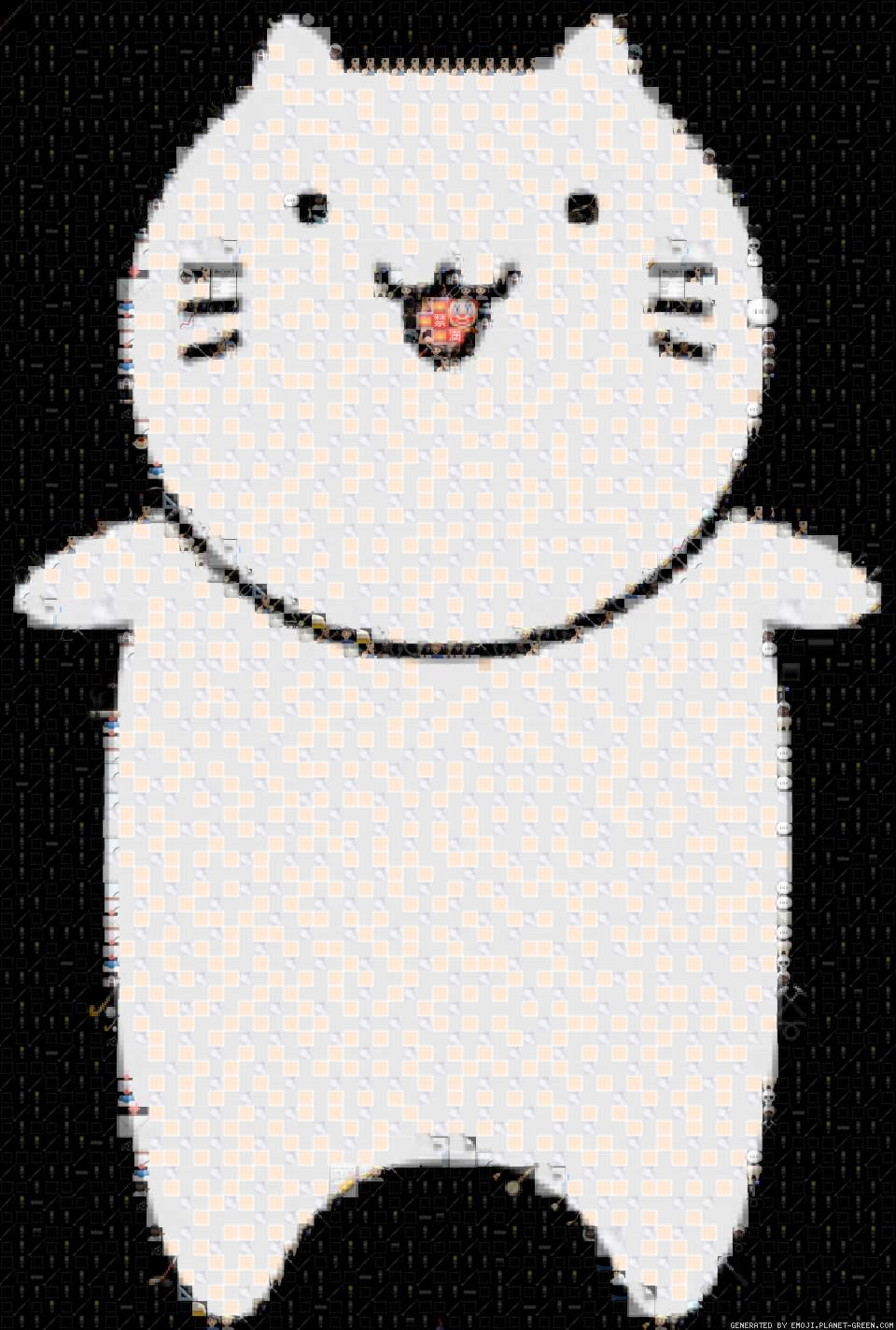 nekoshow by (´・ω・｀) | 🖼絵文字モザイク🎉