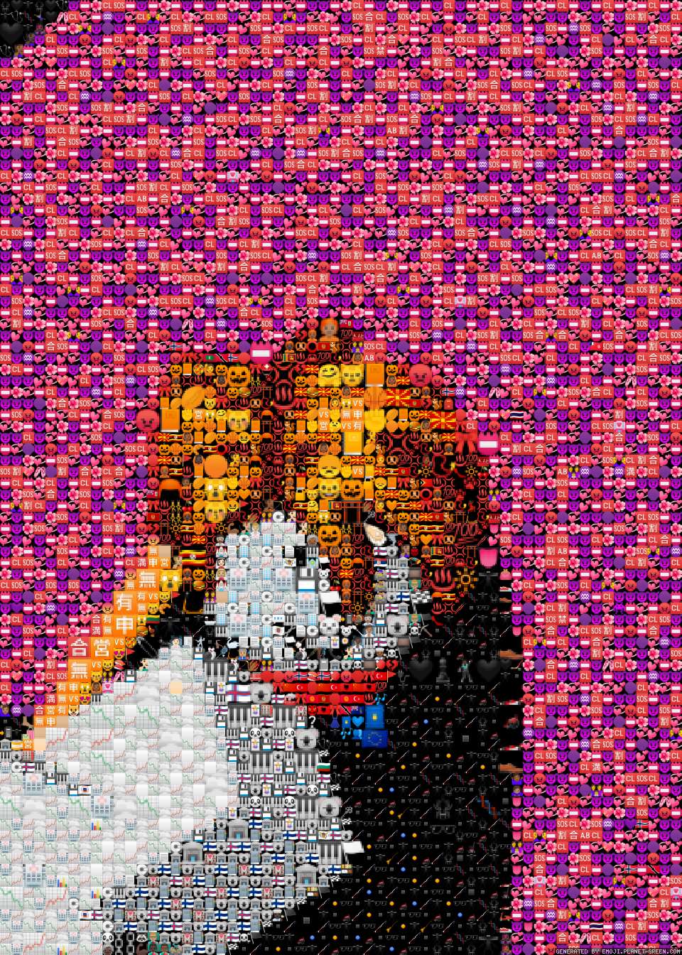 no overlay by Eliyfj | 🖼Emoji Mosaic🎉