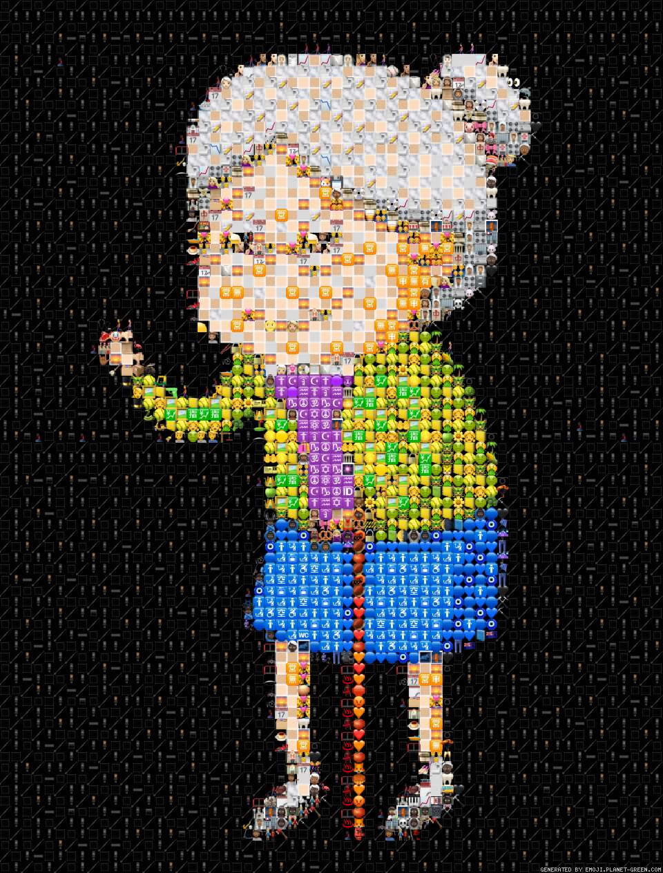 Grandmaf by gcvxv | 🖼Emoji Mosaic🎉