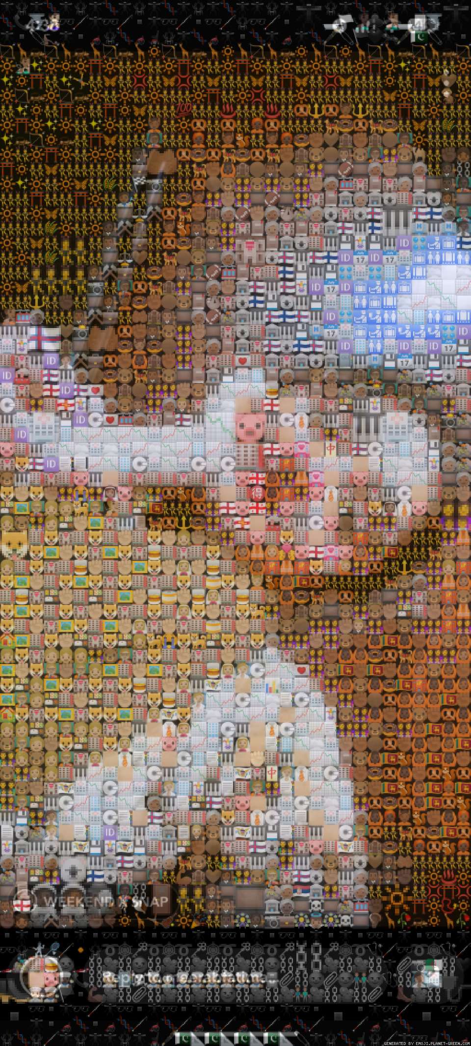 ... by (No Name) | 🖼Emoji Mosaic🎉