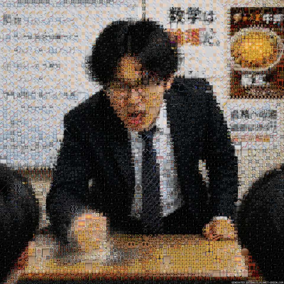 塾長からの衝撃の一言 by クツワムシ | 🖼Emoji Mosaic🎉