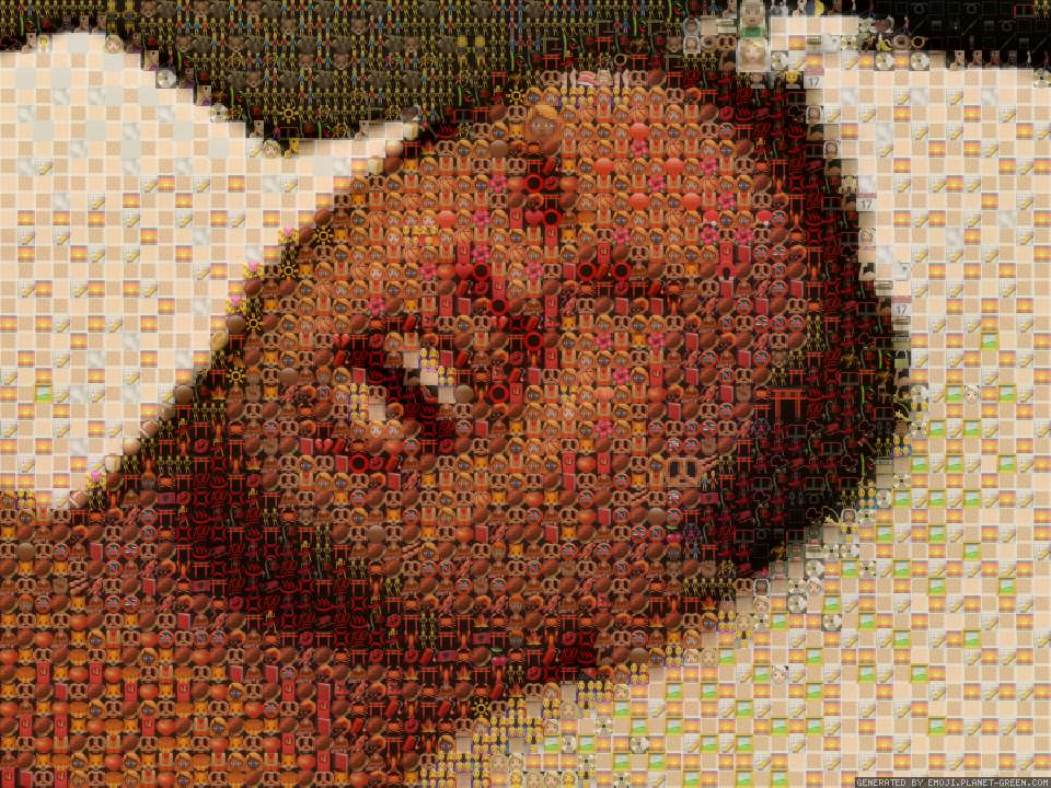 he is a girl by Mr.Beast | 🖼Emoji Mosaic🎉