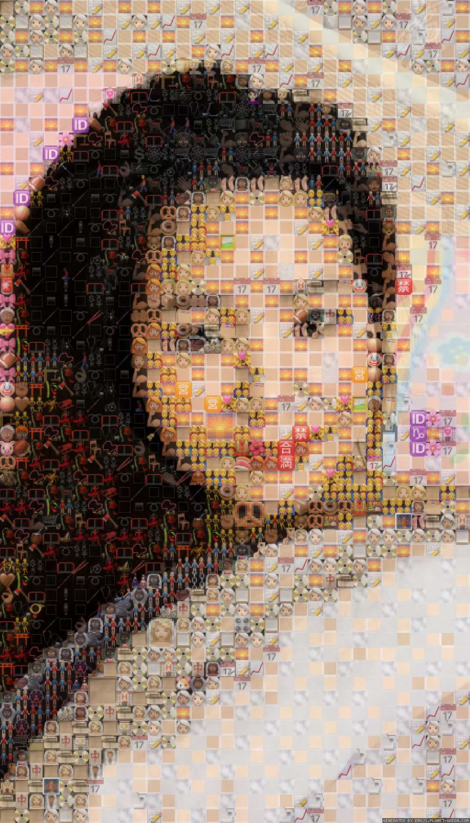 Most beautiful lady in the world!! by Kenny | 🖼Emoji Mosaic🎉