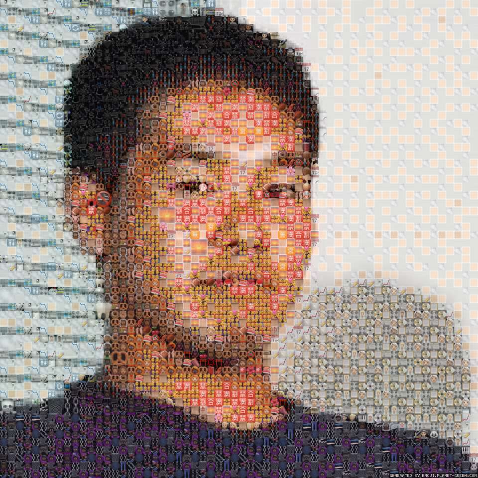 こ↑こ↓を聖地（性地）とする by Mr.Beast | 🖼Emoji Mosaic🎉