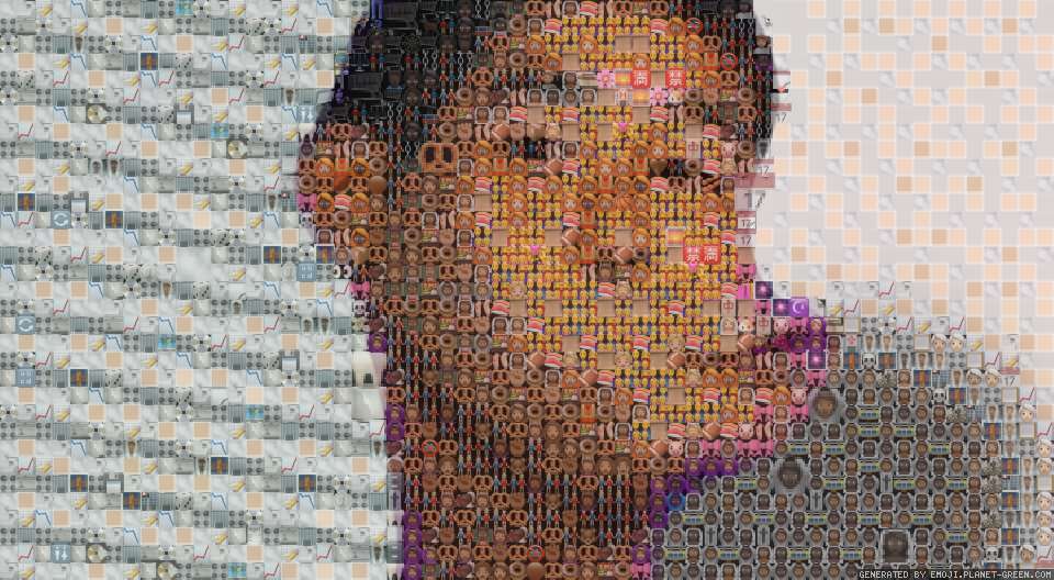 だめだね by Mr.Beast | 🖼Emoji Mosaic🎉